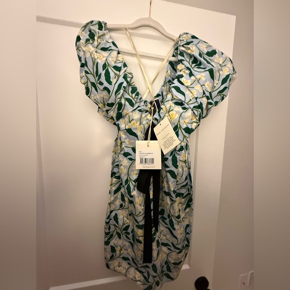 Agua by Agua Bendita Blue Floral Mini Dress - Picture 4 of 8